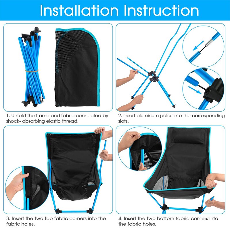 Modern Outdoor Camping fishing Chair for Picnic fishing chairs Folded chairs for BBQ Camping,Beach,Travelling,Office Chairs