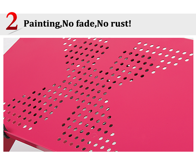 Adjustable Portable Laptop Table Stand Lap Sofa Bed Tray Computer Notebook Desk bed table with Mouse Board ZW-CD05