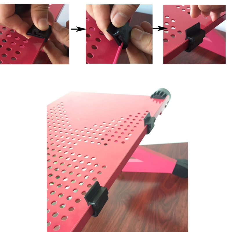 Adjustable Portable Laptop Table Stand Lap Sofa Bed Tray Computer Notebook Desk bed table