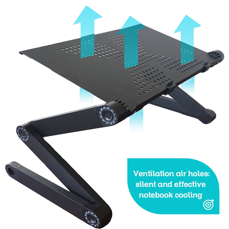 Adjustable Portable Laptop Table Stand Lap Sofa Bed Tray Computer Notebook Desk bed table