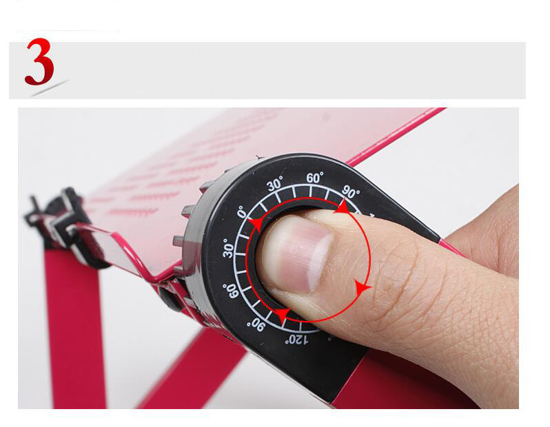 Adjustable Portable Laptop Table Stand Lap Sofa Bed Tray Computer Notebook Desk bed table