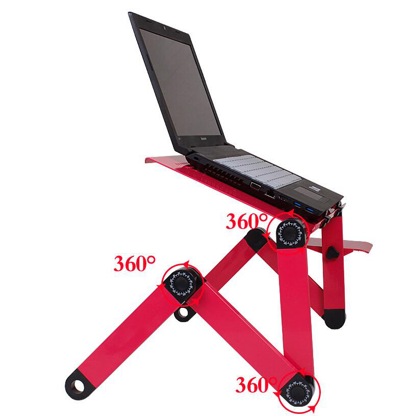 Adjustable Portable Laptop Table Stand Lap Sofa Bed Tray Computer Notebook Desk bed table
