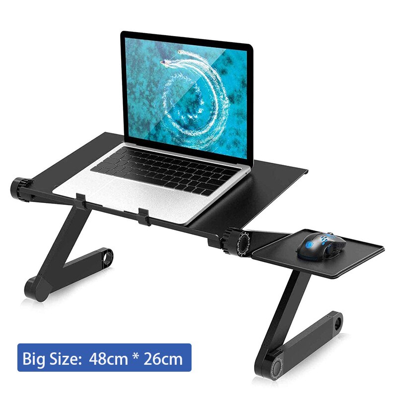 Adjustable Portable Laptop Table Stand Lap Sofa Bed Tray Computer Notebook Desk bed table