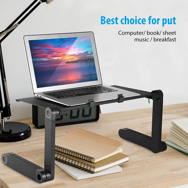 Adjustable Portable Laptop Table Stand Lap Sofa Bed Tray Computer Notebook Desk bed table