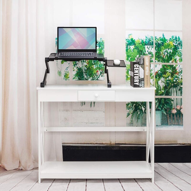 Adjustable Portable Laptop Table Stand Lap Sofa Bed Tray Computer Notebook Desk bed table