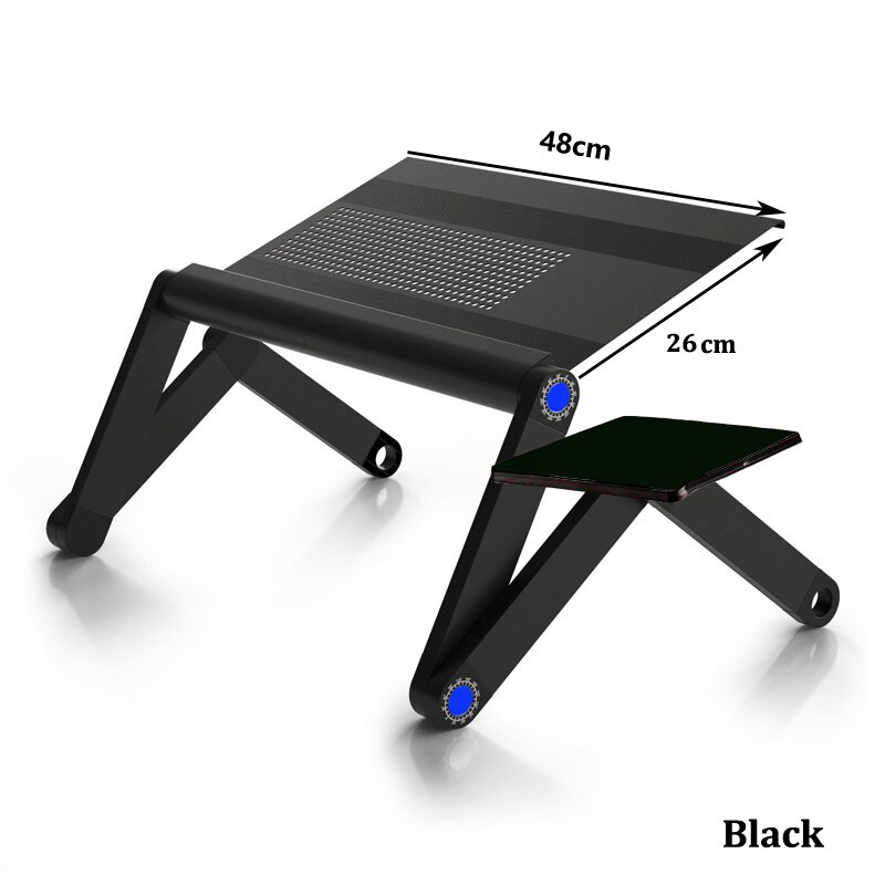 Adjustable Portable Laptop Table Stand Lap Sofa Bed Tray Computer Notebook Desk bed table with Mouse Table ZW-CD06