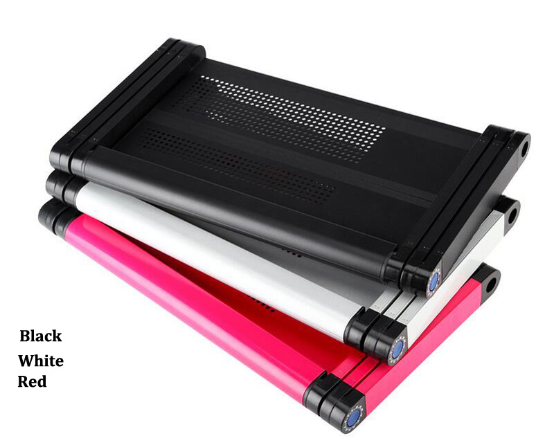 Adjustable Portable Laptop Table Stand Lap Sofa Bed Tray Computer Notebook Desk bed table with Mouse Table ZW-CD06