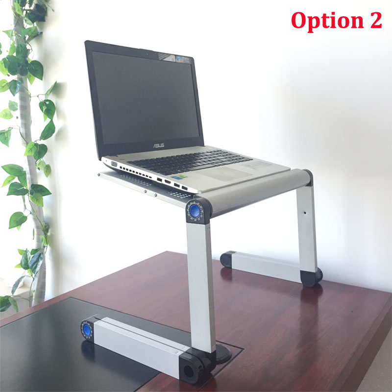 Adjustable Portable Laptop Table Stand Lap Sofa Bed Tray Computer Notebook Desk bed table with Mouse Table ZW-CD06