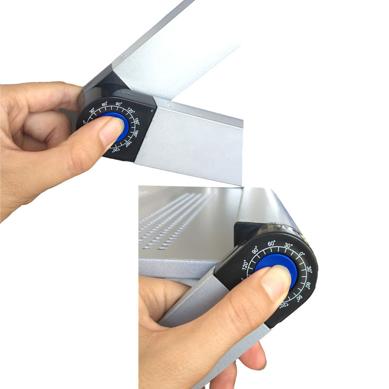 Adjustable Portable Laptop Table Stand Lap Sofa Bed Tray Computer Notebook Desk bed table with Mouse Table ZW-CD06