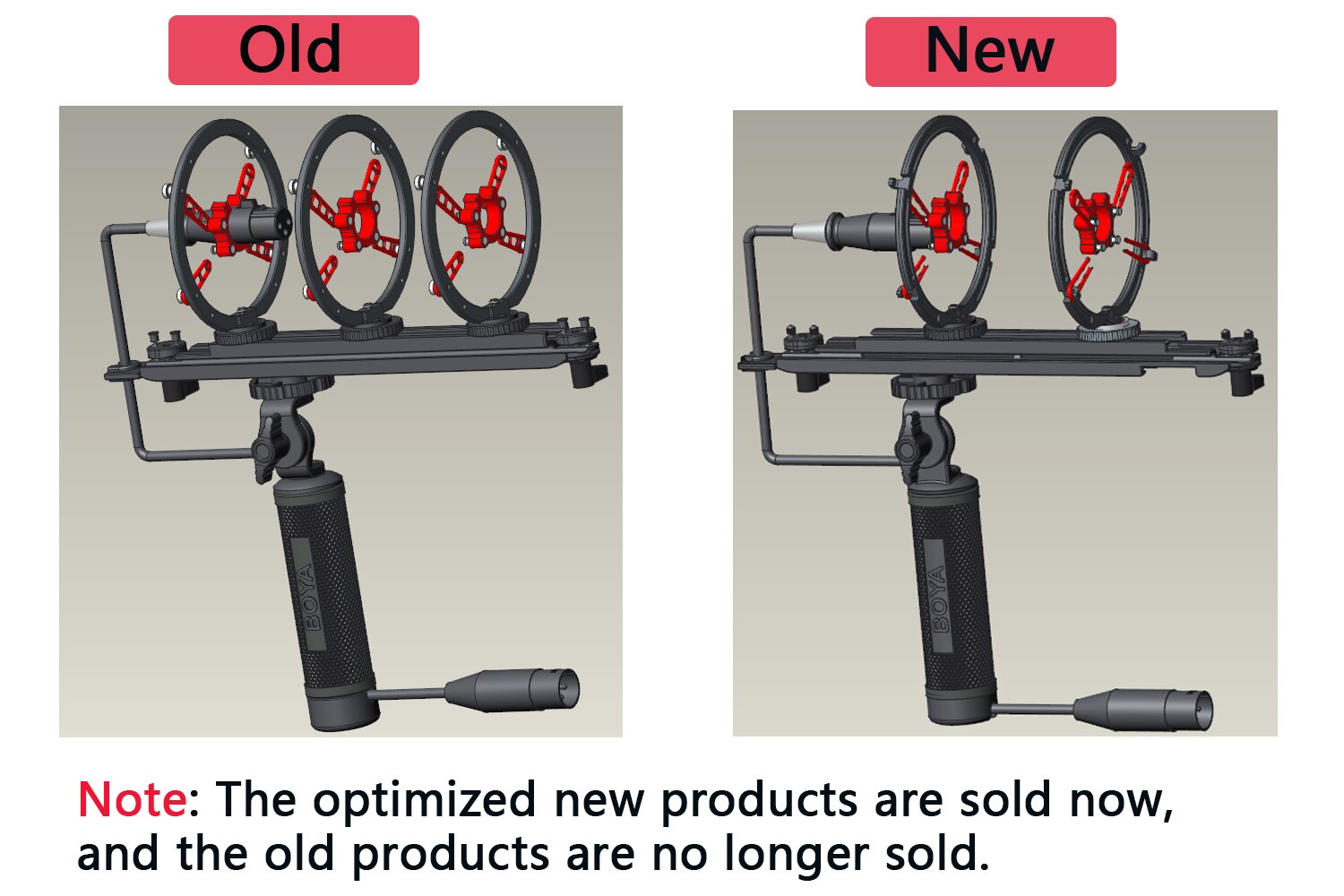 BOYA BY-WS1000 Microphones Blimp Windshield Suspension System for Shotgun Mic for Canon Nikon Sony DSLR Camcorder Recorder 3pcs