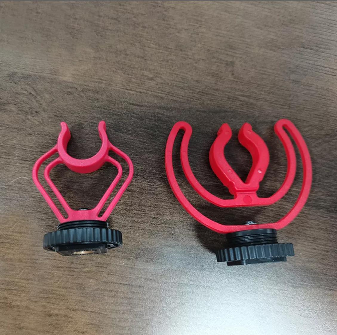 BOYA 2PCS Anti-shock Shock Mount for BY-MM1 MM1+ Shotgun Microphone On DSLR Camera Mic Stand Hotshoe Shockmount Micro Accessorie