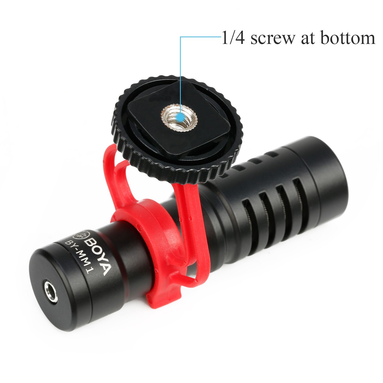 BOYA 2PCS Anti-shock Shock Mount for BY-MM1 MM1+ Shotgun Microphone On DSLR Camera Mic Stand Hotshoe Shockmount Micro Accessorie