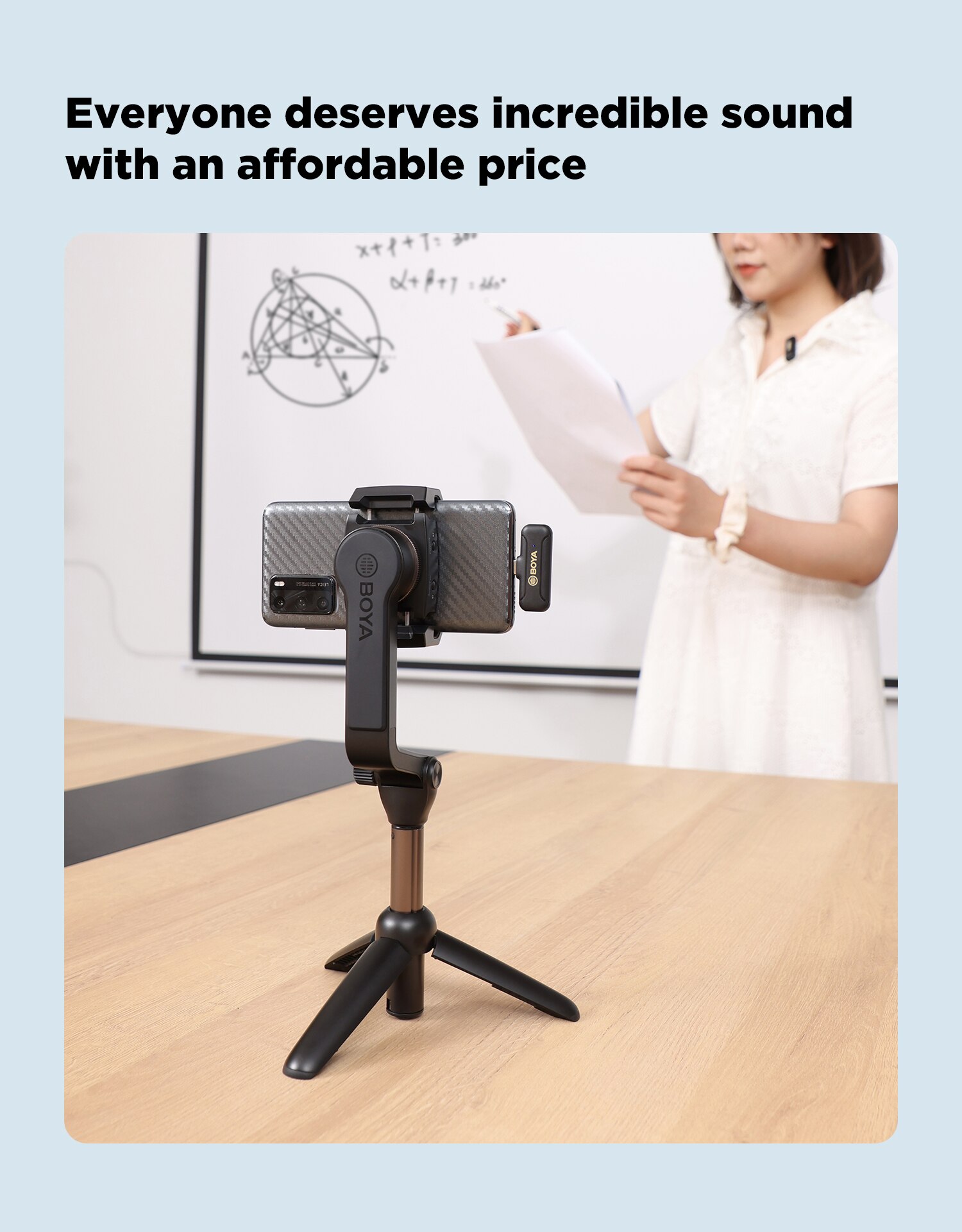 BOYA BY-WM3T2 U1/D1 Wireless lavalier Lapel Recording Microphone Type-C iphone for Mobile Phone/Tablet/Laptop Live Streams Vlog