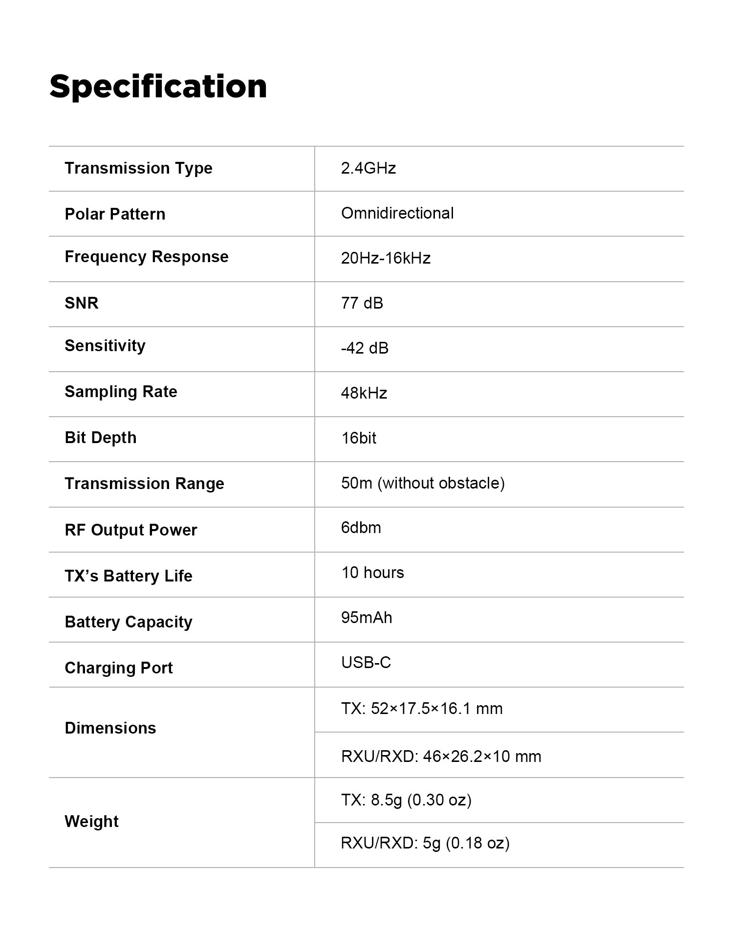 BOYA BY-WM3T2 U1/D1 Wireless lavalier Lapel Recording Microphone Type-C iphone for Mobile Phone/Tablet/Laptop Live Streams Vlog