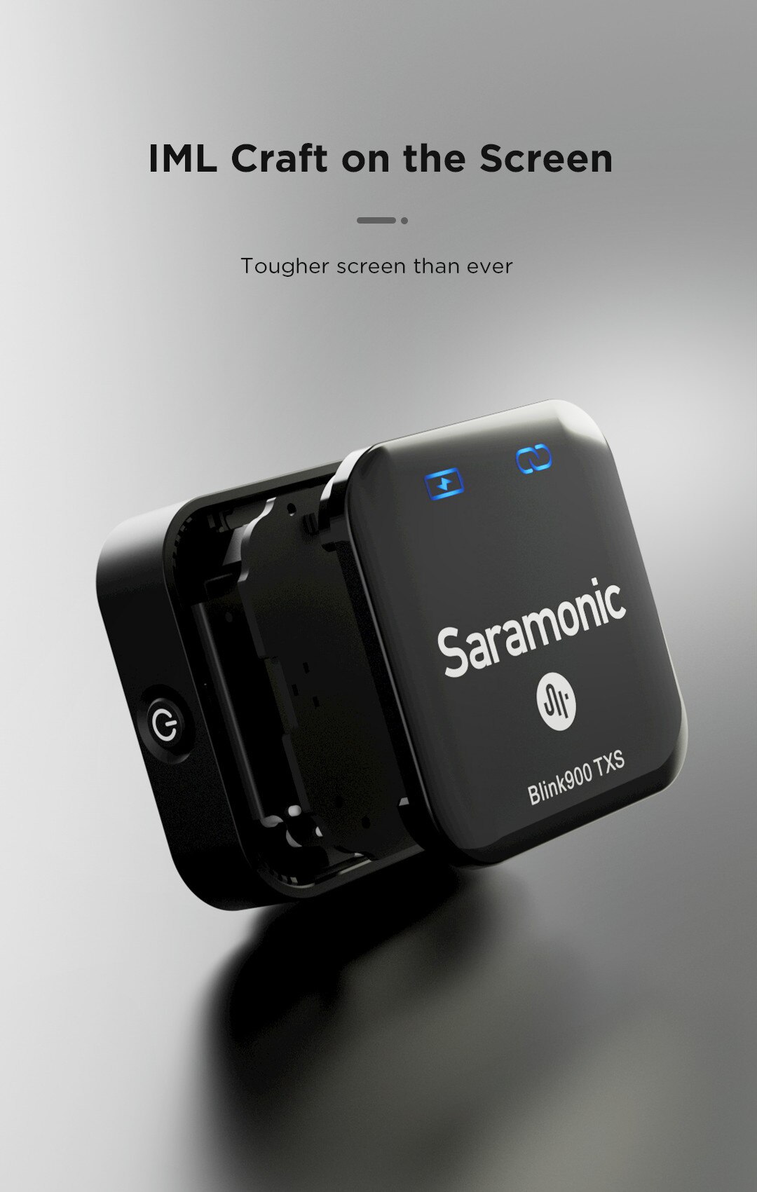 Saramonic Blink900 S 2.4GHz Dual-Channel Condenser Wireless Lavalier Microphone for Smartphone DSLR Camera Recorder Youtube Vlog