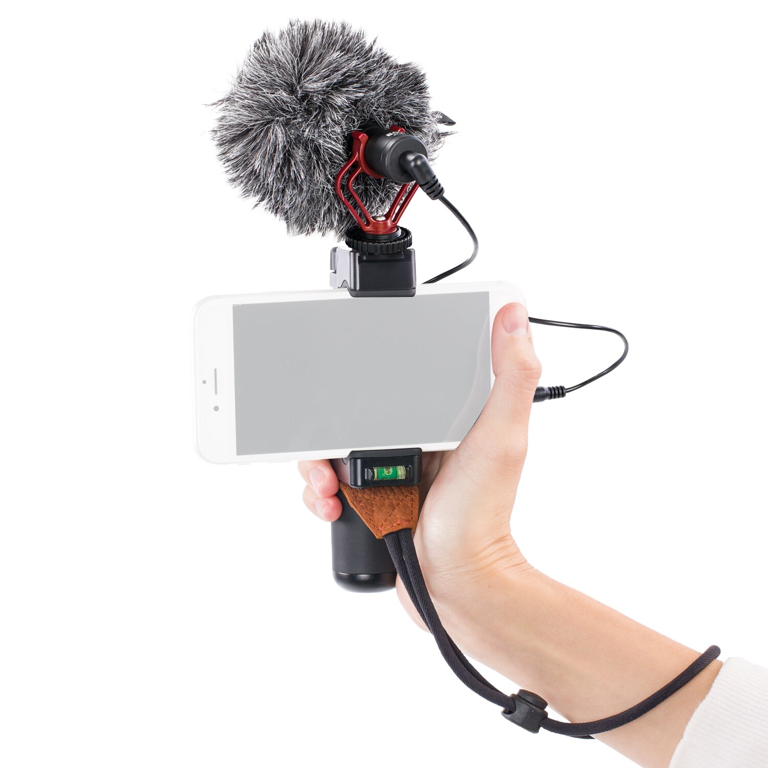 BOYA SK-PSC1 SmartGrip Handheld Stand Smartphone Holder for Selfie Vlog YouTube Video Live Photographer Filmmaker Traveler