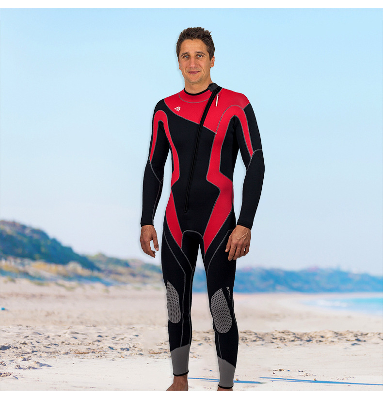 3MM Neoprene Wetsuit Men Surf Swimming Suit Kayak Jet Ski Surfing Spearfishing Scuba Diving Suit Water Sports Snorkeling Wetsuit