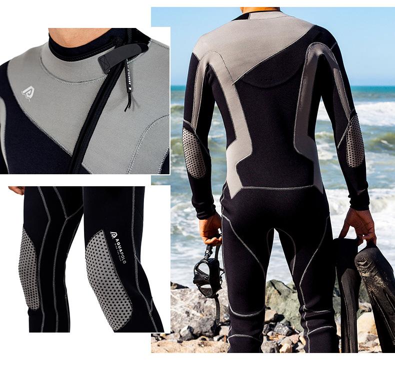 3MM Neoprene Wetsuit Men Surf Swimming Suit Kayak Jet Ski Surfing Spearfishing Scuba Diving Suit Water Sports Snorkeling Wetsuit