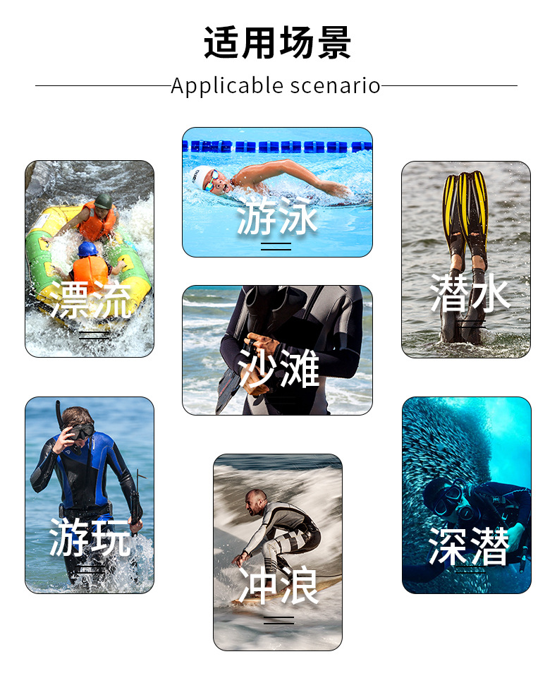 3MM Neoprene Wetsuit Men Surf Swimming Suit Kayak Jet Ski Surfing Spearfishing Scuba Diving Suit Water Sports Snorkeling Wetsuit