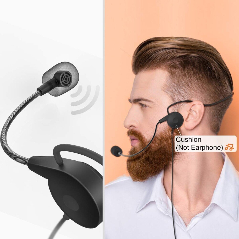 Fifine Wireless Lavalier Microphone for PC & Mac, Condenser Microphone with USB Receiver for Interview, Recording & Podcast