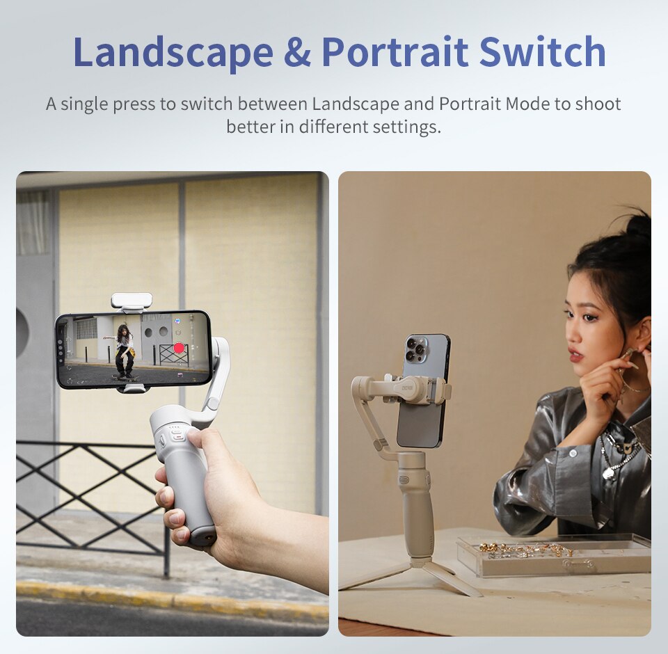 Zhiyun Smooth Q4 3-Axis Gimbal Handheld Stabilizer for Smartphone iPhone 14 pro max 13 12 Samsung Xiaomi Huawei for Vlog