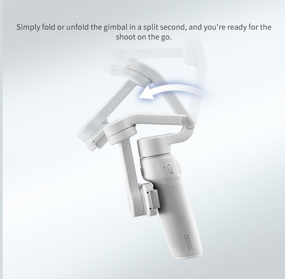 Zhiyun Smooth Q4 3-Axis Gimbal Handheld Stabilizer for Smartphone iPhone 14 pro max 13 12 Samsung Xiaomi Huawei for Vlog