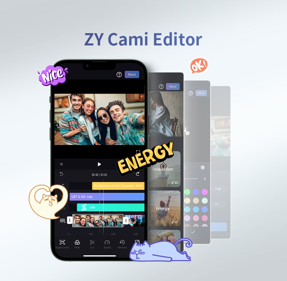 Zhiyun Smooth Q4 3-Axis Gimbal Handheld Stabilizer for Smartphone iPhone 14 pro max 13 12 Samsung Xiaomi Huawei for Vlog