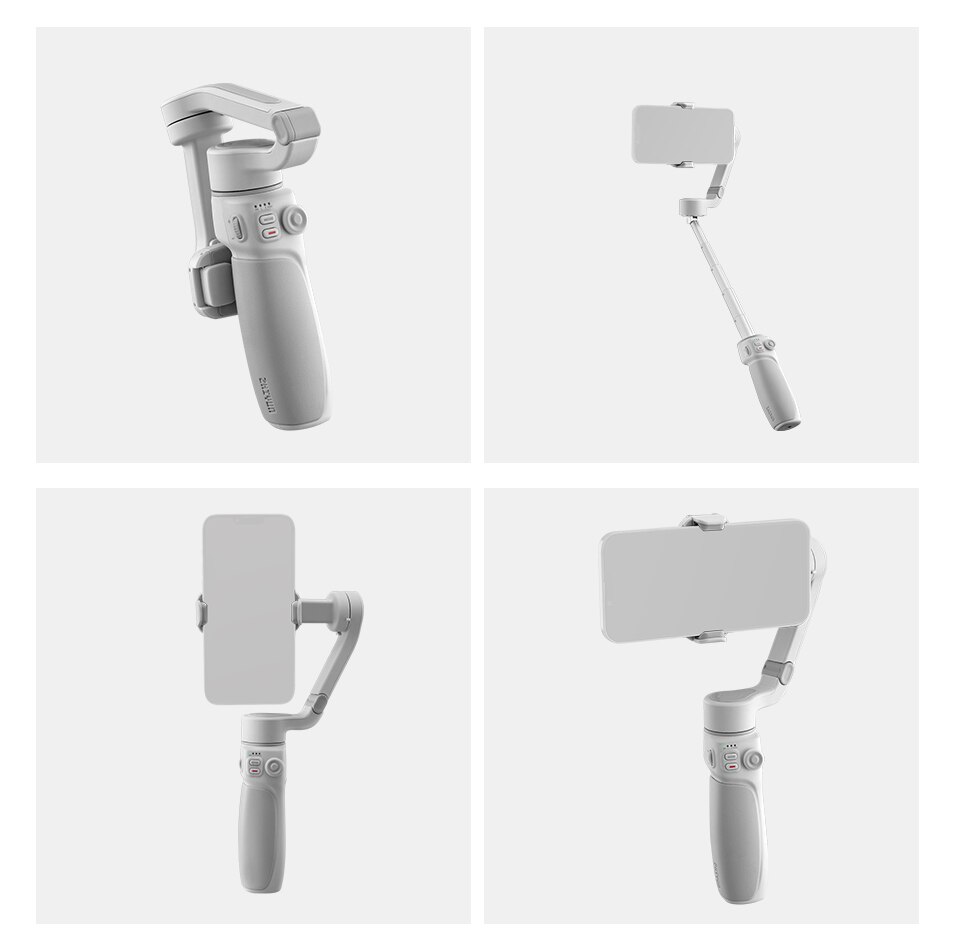 Zhiyun Smooth Q4 3-Axis Gimbal Handheld Stabilizer for Smartphone iPhone 14 pro max 13 12 Samsung Xiaomi Huawei for Vlog