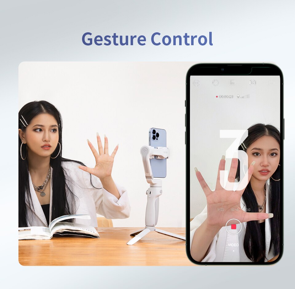 Zhiyun Smooth Q4 3-Axis Gimbal Handheld Stabilizer for Smartphone iPhone 14 pro max 13 12 Samsung Xiaomi Huawei for Vlog