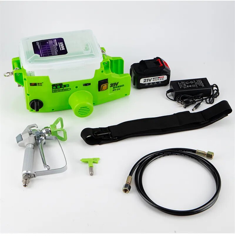 Profissional Handheld Airless Pulverizador M&aacute;quina, pulverizador De Pintura De Alta Tens&atilde;o, A Peinture, Bateria De L&iacute;tio, Mochila, Novo