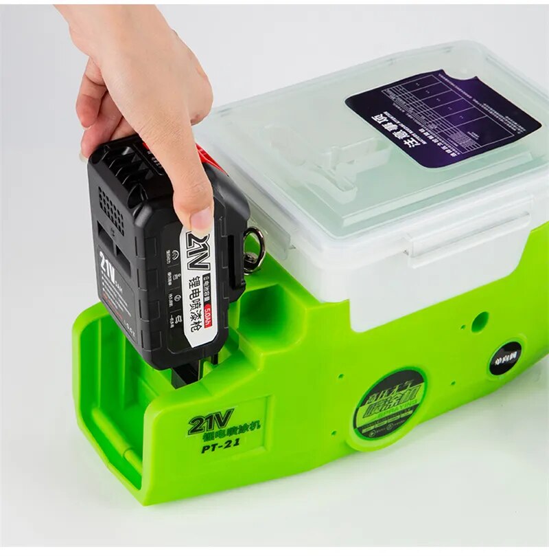 Profissional Handheld Airless Pulverizador M&aacute;quina, pulverizador De Pintura De Alta Tens&atilde;o, A Peinture, Bateria De L&iacute;tio, Mochila, Novo