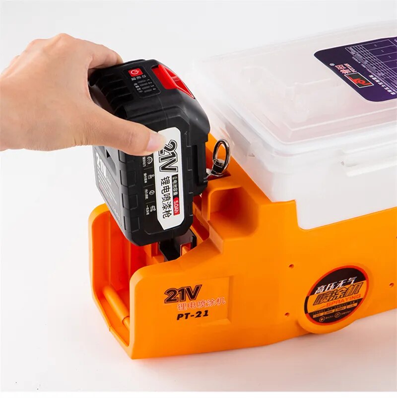 Profissional Handheld Airless Pulverizador M&aacute;quina, pulverizador De Pintura De Alta Tens&atilde;o, A Peinture, Bateria De L&iacute;tio, Mochila, Novo
