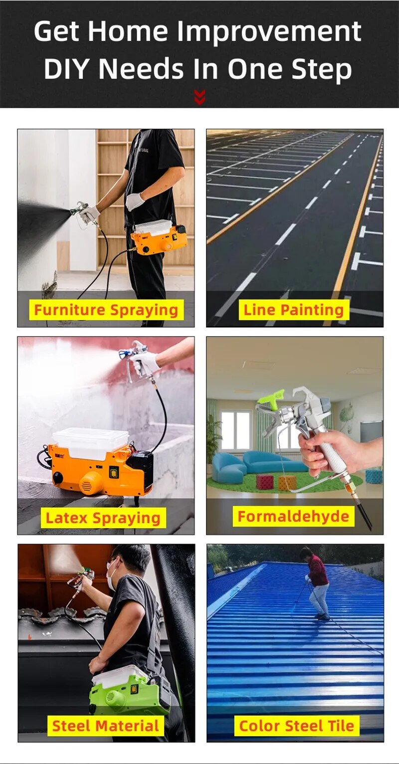 Profissional Handheld Airless Pulverizador M&aacute;quina, pulverizador De Pintura De Alta Tens&atilde;o, A Peinture, Bateria De L&iacute;tio, Mochila, Novo