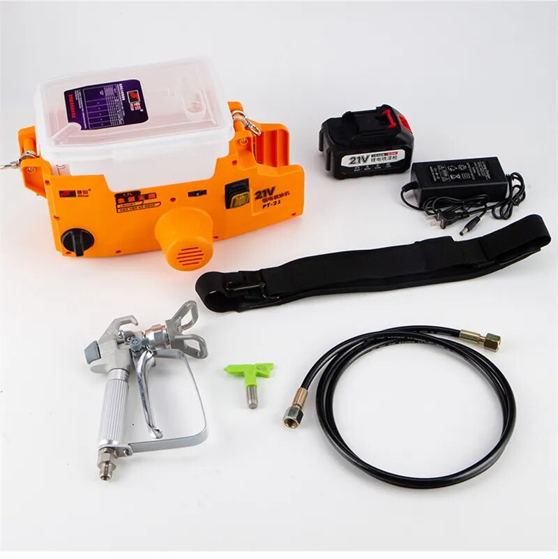Profissional Handheld Airless Pulverizador M&aacute;quina, pulverizador De Pintura De Alta Tens&atilde;o, A Peinture, Bateria De L&iacute;tio, Mochila, Novo