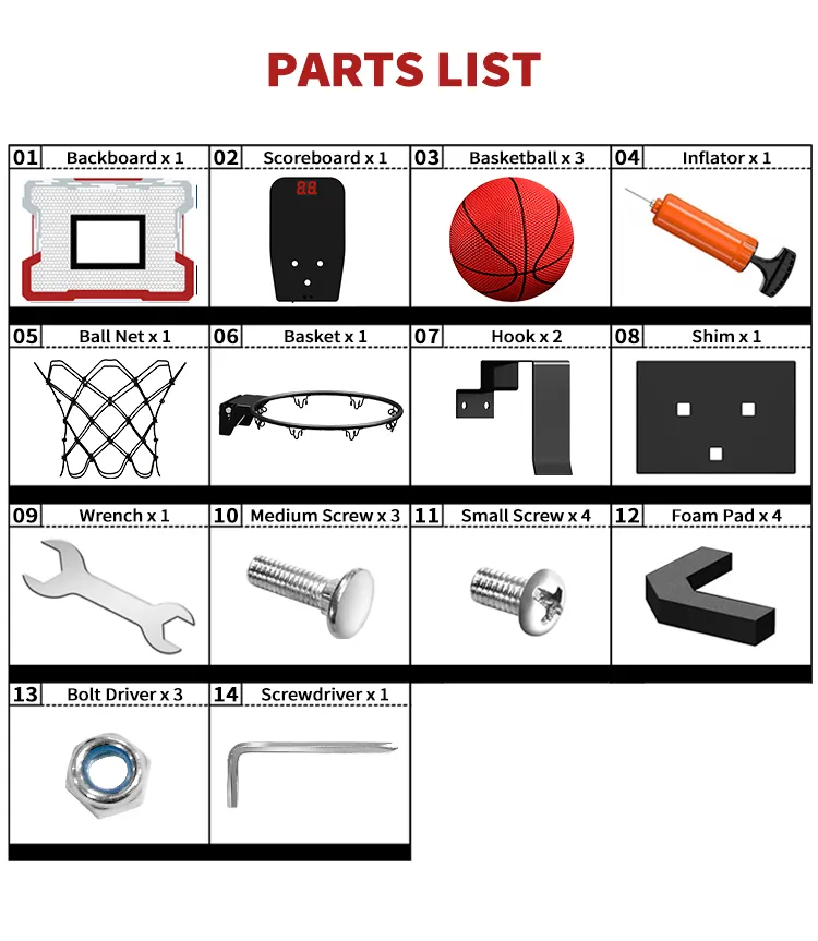 Outdoor Basketball Hoop for Kids