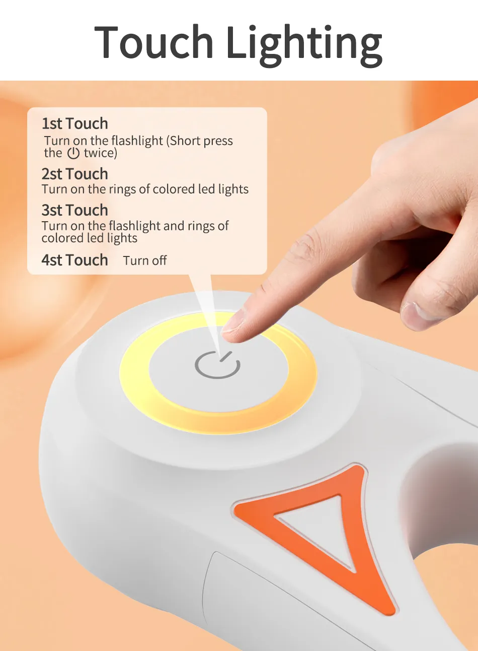 5M Automatic Retractable Dog Leash LED Luminous Leading Fashion Light Straps For Dog Puppy Pet Flexi Walking Running Lead