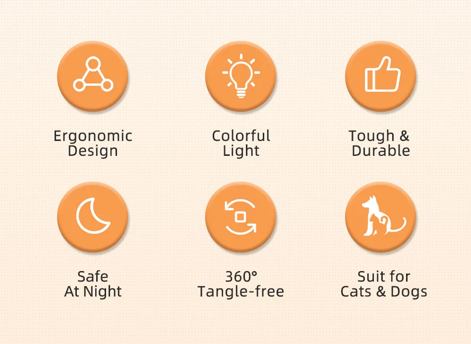 5M Automatic Retractable Dog Leash LED Luminous Leading Fashion Light Straps For Dog Puppy Pet Flexi Walking Running Lead