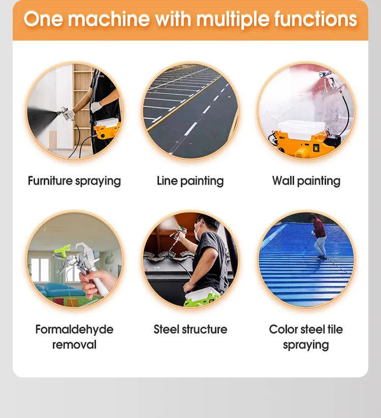 High Power Paint Sprayer Machine