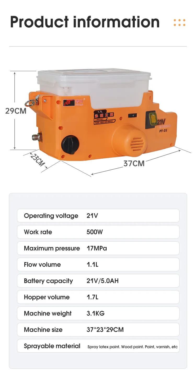 High Power Paint Sprayer Machine