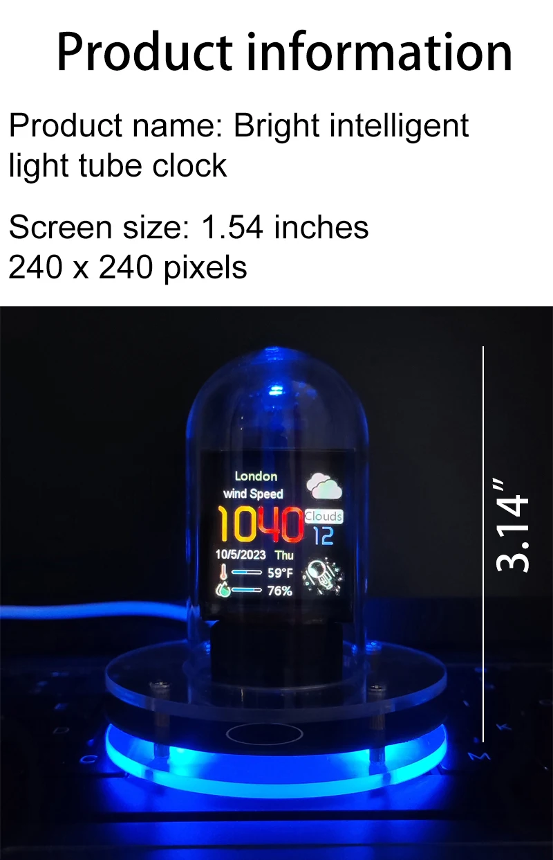 Cyberpunk style watch