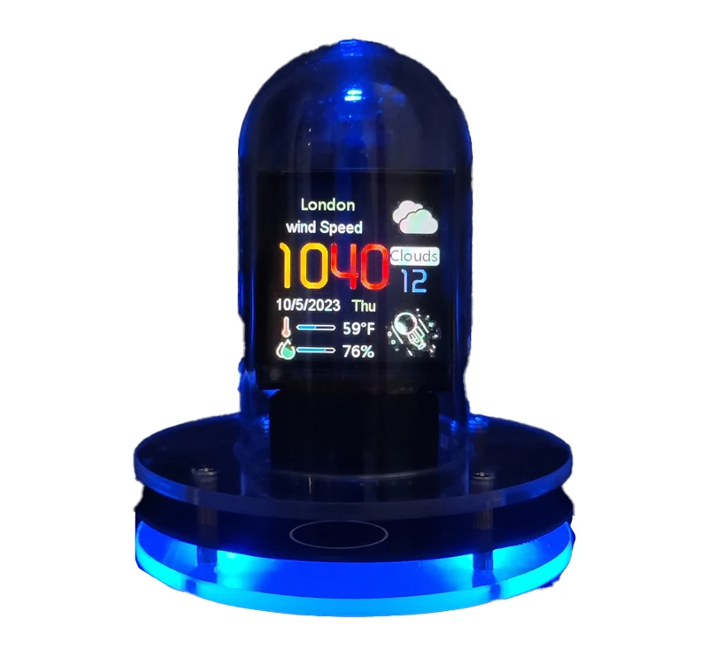 Cyberpunk style watch