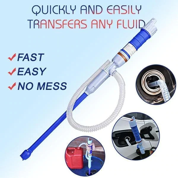 Liquid Oil Transfer Pump Water Pump Powered Electric Outdoor Car Vehicle Fuel Gas Transfer Suction Pumps Liquid Transfer Oil