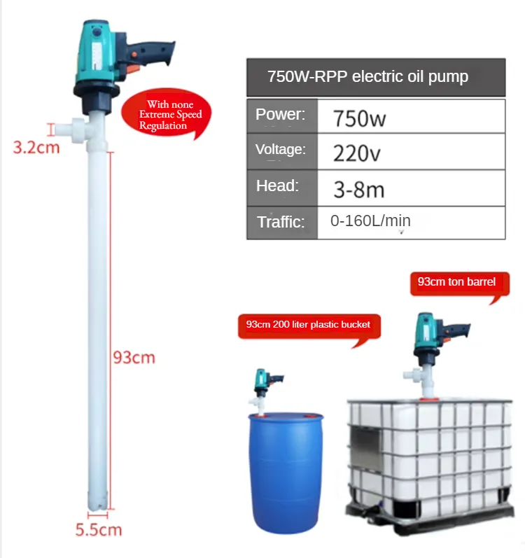 Electric anti-corrosion liquid and oil transfer pump