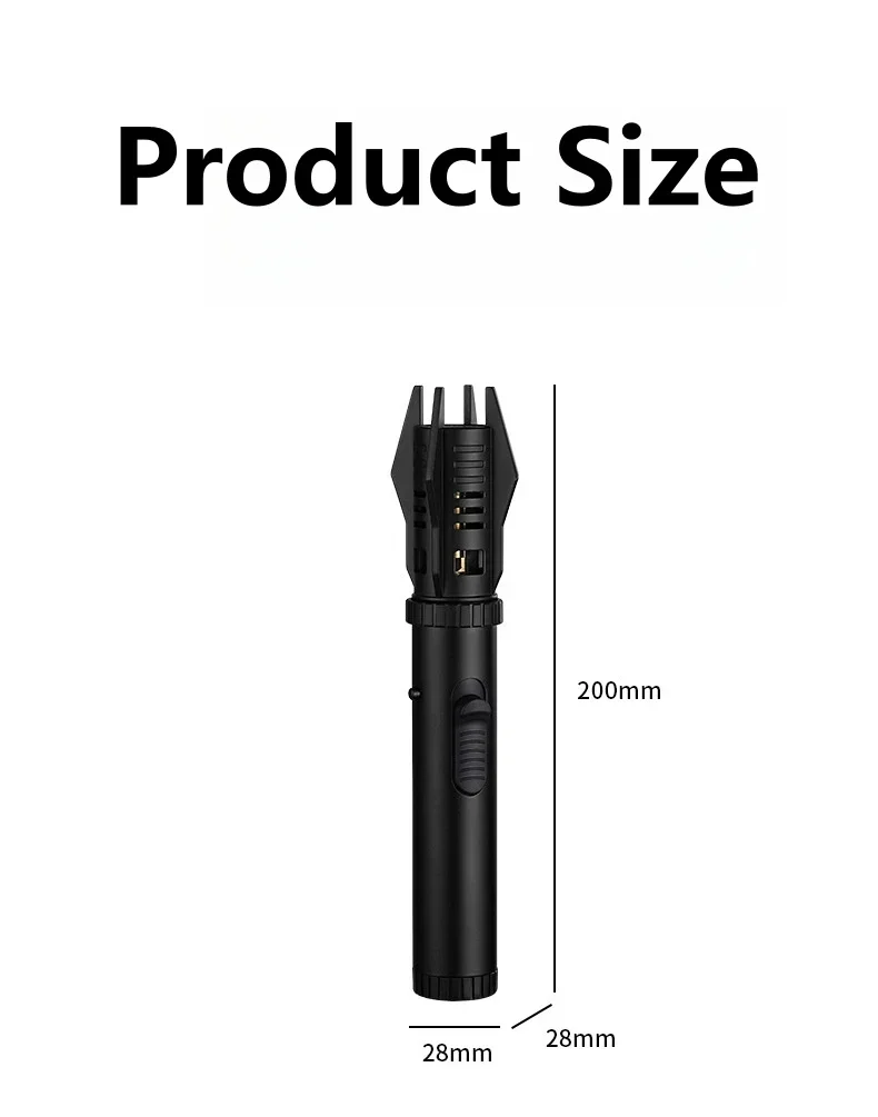 Planet Lightsaber Butane Gas Lighter 360&deg; Use Metal Outdoor Windproof Turbine Torch Jet Lighter Gun BBQ Welding Cigar Tool