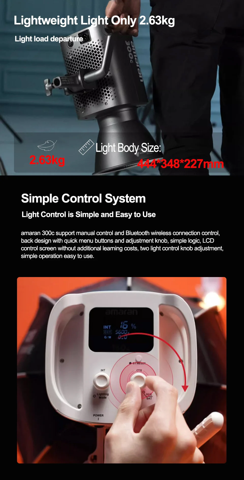 RGB Tunable fill light