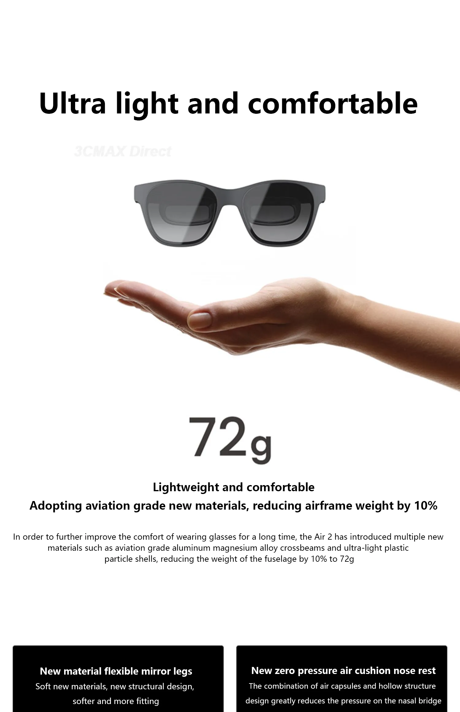 XREAL Air 2 Pro HD Smart AR Glasses