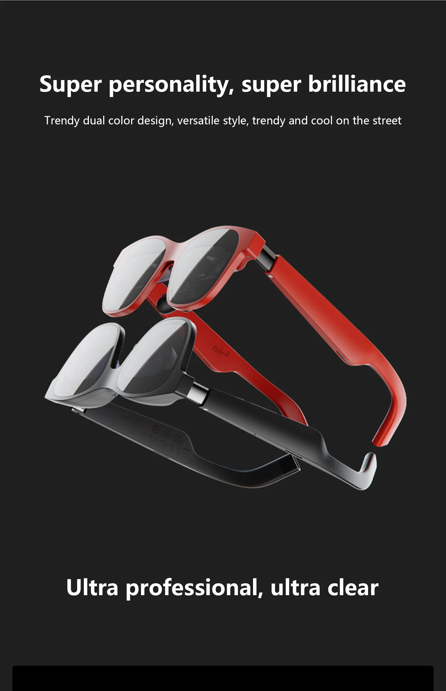 XREAL Air 2 Pro HD Smart AR Glasses