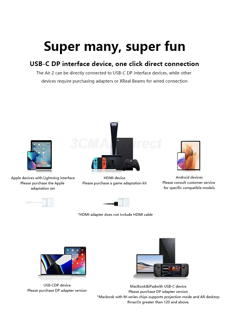 XREAL Air 2 Pro HD Smart AR Glasses