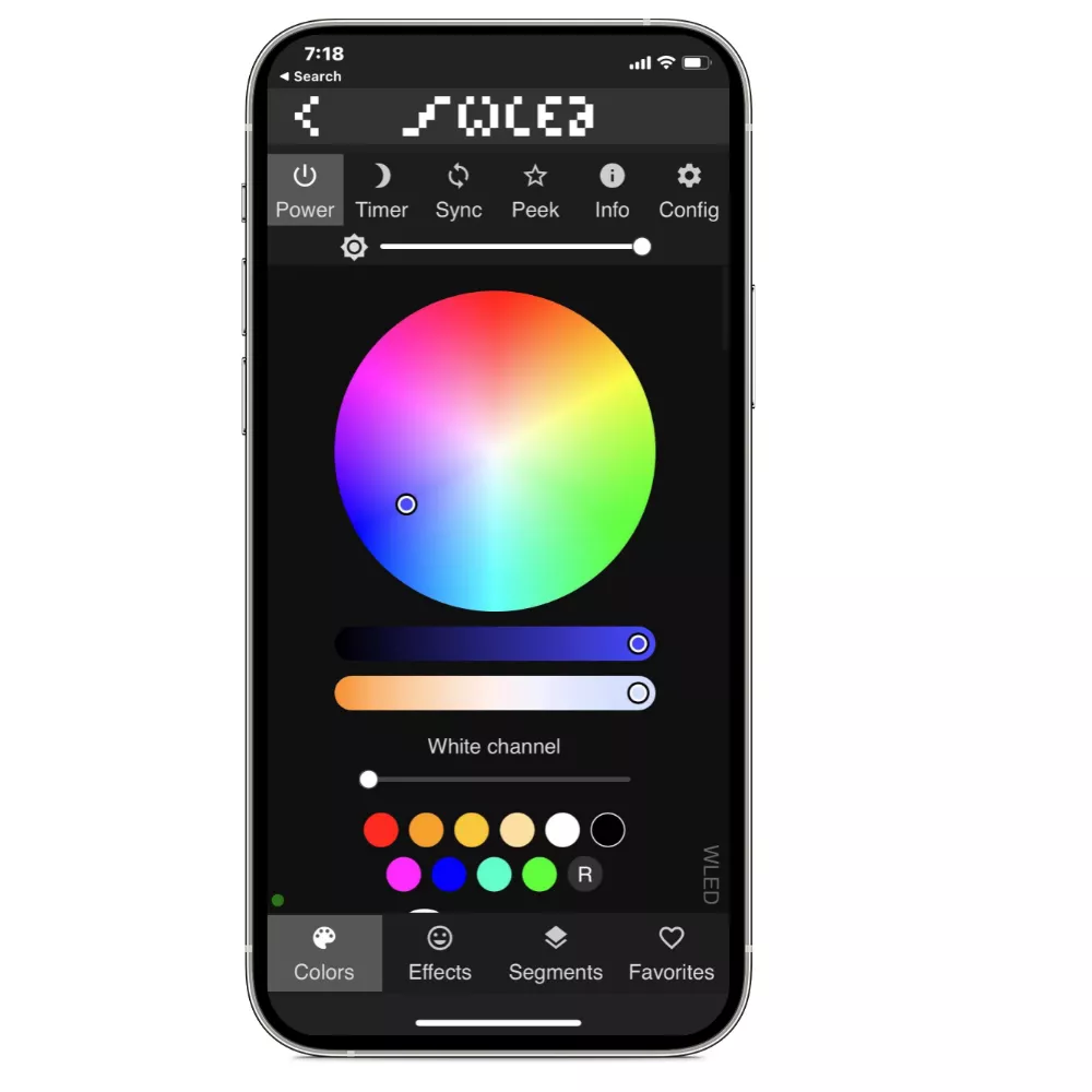 Smart Home Pre Flashed High Power WLED 5-24V WS2812B WS2811 SK6812 TM1814 WS2813 WS2815 LED Light Strip Controller