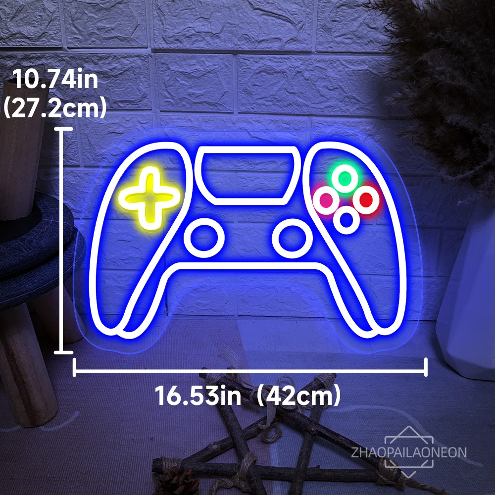 LED neon decoration for game room